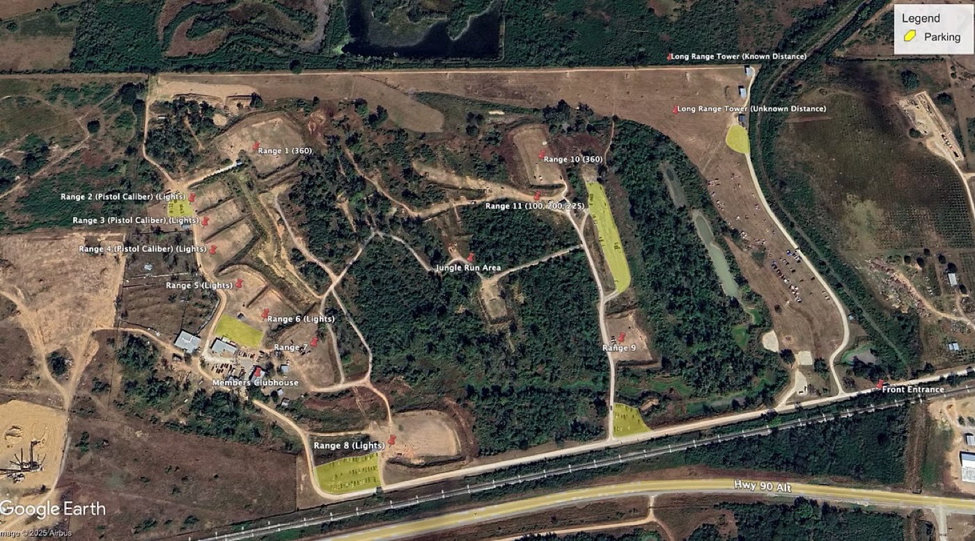 Private ranch venue about an hour west of Houston near Eagle Lake